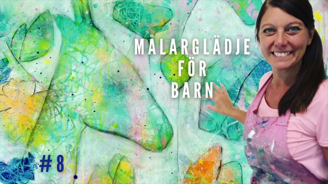 #8 Målarglädje för barn - Återbruka plast som blir mönster