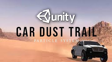 How to make car dust trails in Unity particle system
