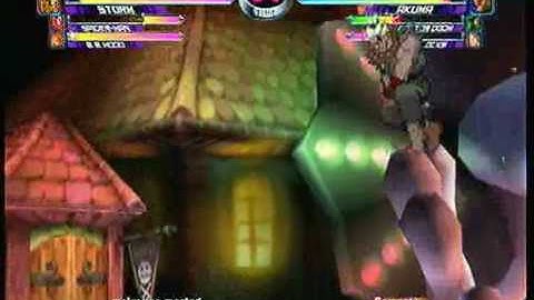 MvC2 Online (360): wolverine master (Spid/Storm/Hood) vs Brett (Psy/Doom/Aku) 21 .:5.13.10:.