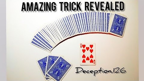 Amazing Card Trick by Chris Pratt Tutorial