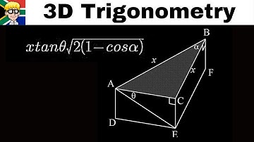 3D Trigonometry grade 11 and 12