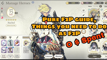 Exos Heroes Global: F2P guide, Equipment Guide, Advance guide