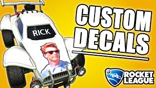 How To Create and Use Custom Decals in Rocket League!