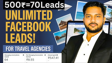 Leads from Facebook Ads- Facebook Ads Setup for Travel Agency | Get More Tour Bookings ✈️