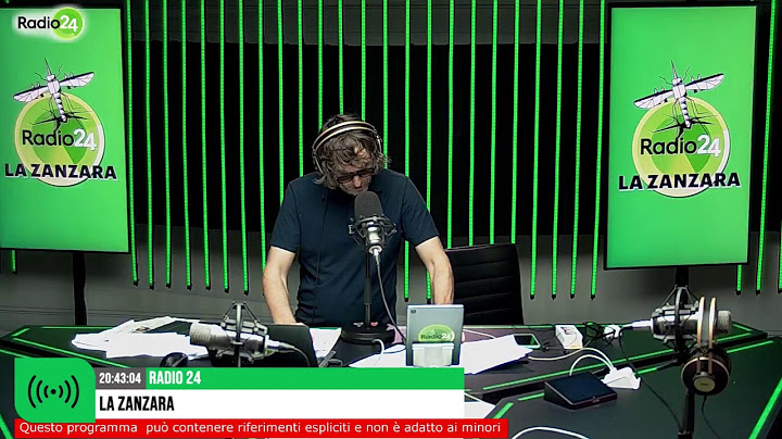 La zanzara del 17/07/2023