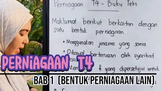 Perniagaan Tingkatan 4 | Bab 1 (bentuk perniagaan lain)