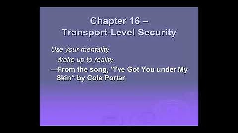 Network security Lecture No. 26 By Ms. Sadaf Asad