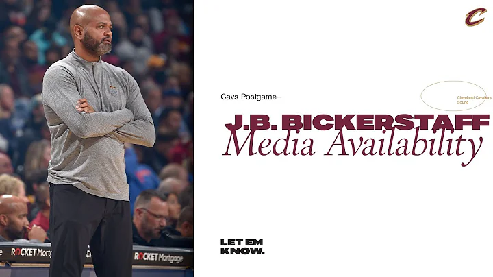 Cavs vs Thunder Post Game: J.B. Bickerstaff