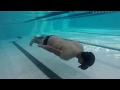 How to do a 50m underwater