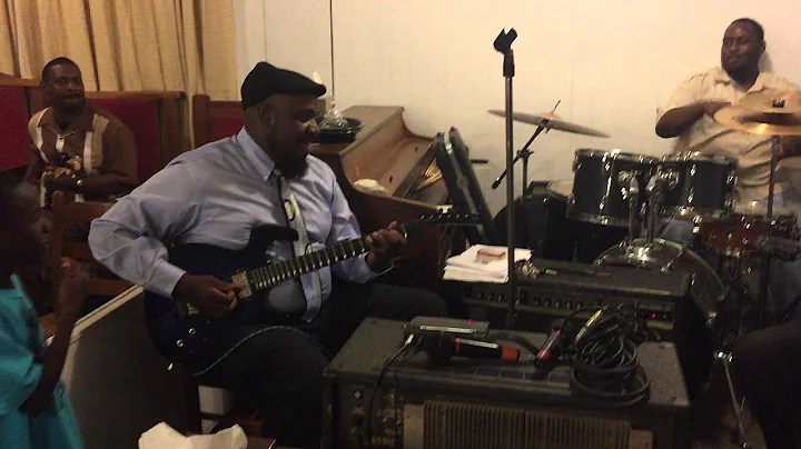 Raymond Collins on guitar