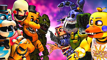 [SFM FNaF] Top 10 FNAF vs FIGHT Animations