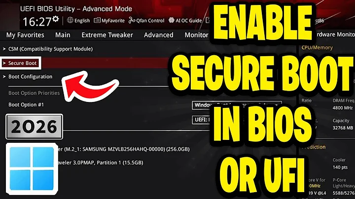 How to Enable Secure Boot in Bios or UEFI Settings on Windows 10 PC Easily - 2026