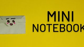 MINI NOTEBOOK | DIY | PAPER CRAFT | CRAFTY HAFSA |diy |schoolcraft |video |trending |popular