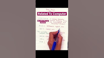 Abbreviation Related to Computers #shorts #viral #trending #computer #facts
