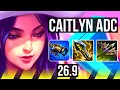 CAITLYN &amp; Thresh vs JHIN &amp; Nautilus (ADC) | 87K damage, Hail Of Blades | EUW Challenger | 26.9