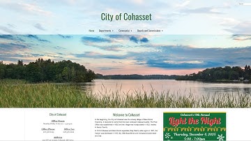 Coming Soon – New Cohasset Website