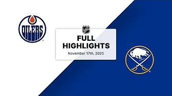 NHL Highlights | Oilers vs. Sabres | November 17, 2025