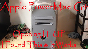 Apple PowerMac G4 Quicksilver - Inside Look - I Found This Dumpster Diving