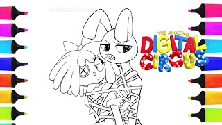 The Amazing Digital Circus Ragatha and Jax Coloring Pages/Ncs music