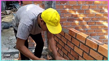 Cách xây tường 100 nhà phố bằng dây sử dụng gạch ống 4 lỗ chuẩn đẹp!cách lợi xây tường 100