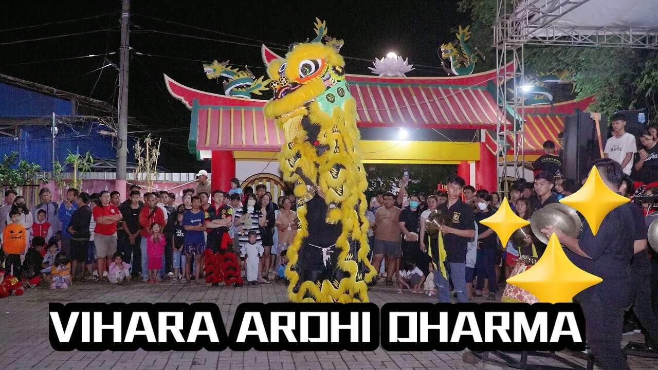 PENAMPILAN BARONGSAI VIHARA ARDHI DHARMA DI SEJIET TJO SU BIO KE 76 TAHUN