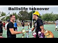 Park takeover with Ballislife!!! (Monstars team was formed😂)