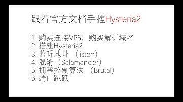 跟着官方文档手搓Hysteria2 | 垃圾VPS的救星 UDP 抗封锁协议 监听地址 混淆 Salamander 拥塞控制算法 Brutal 端口跳跃 保姆教程