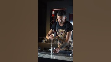 Hands of the bartender at work #bartender #bartending #skills #work #shorts
