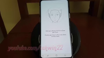 Samsung Galaxy S9 : How to unlock screen with face id (Android Oreo)