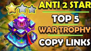 Th15 war base | th15 1 star war base | best th15 trophy base with link - clash of clans