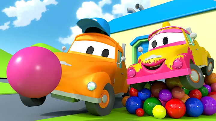 Tom the Tow Truck's Car Wash and BABY TOM | Truck ...