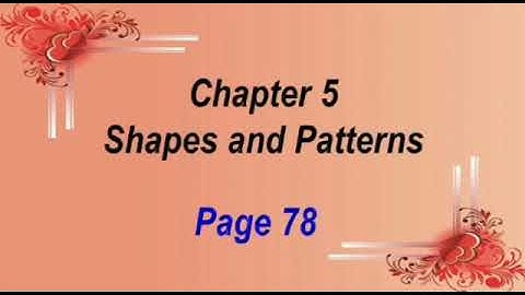 Class 2 Math  Chapter 5 - Shapes and Patterns // Flat Shapes