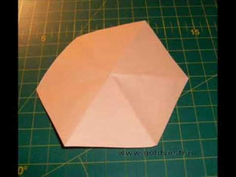 Оригами кармашек многоугольник