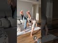 Awesome stretching split downwarddog dogyoga yogastrong dance yoga stretching model