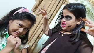 A Very Funny Horror Video || By Nufaisa Nawaf And Fabiha Anjum|| Funny Ghost Video|| Nashrah Nufaisa