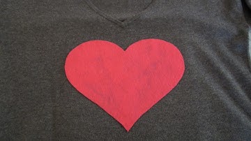 Make a Cute Felt Heart Sweater - DIY Style - Guidecentral