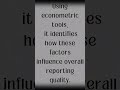 Can You Measure Report Quality? This Model Says YES 📊🔥 | Research Video Abstract #12