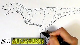 恐竜の描き方 アウカサウルス How To Draw Dinosaur Aucasaurus Youtube