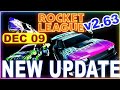 Rocket League Update 2.63 — New Paris Arena, Quads Changes &amp; Hidden Fixes You Need to Know!