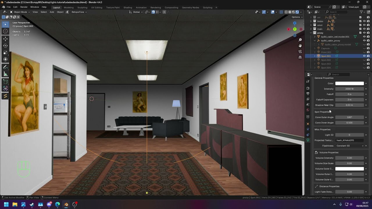 GTA V/Fivem Interior Lights Tutorial (Blender/Sollumz only).