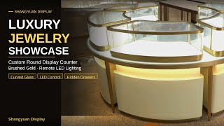 How a Custom Round Jewelry Showcase Transforms Your Store’s Visual Merchandising | Shangyuan Display