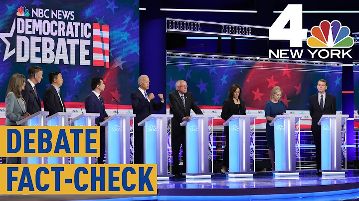 Fact-Checking Democratic Debate Night 2: Proofing Biden, Harris, Sanders & More | NBC New York