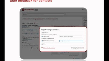 InsideView for Salesforce January 2011 Release Highlights