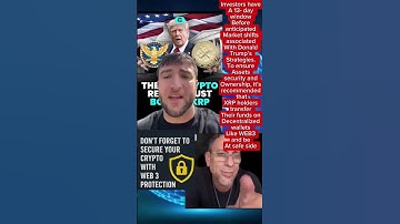 Do well do secure your XRP’s before the due date #web3 #cryptocurrency #xrp #bullrun #blockchain