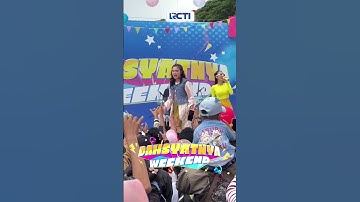 BANYAK HADIAH DAN KESERUAN DI DAHSYATNYA WEEKEND CIKARANG #shorts #dahsyatnyaweekend