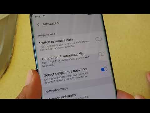 Samsung Galaxy S10 / S10+: Enable or Disable Switch to Mobile Data When WiFi Is Weak