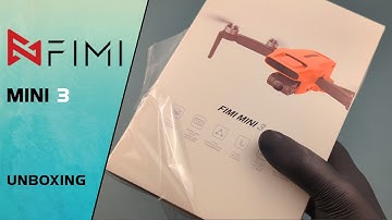 FIMI Mini 3 - unboxing and weighing the drone