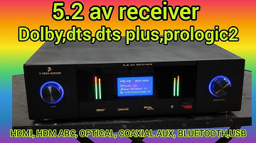 futech DSP remote kit 5.2 av receiver review and audio testing