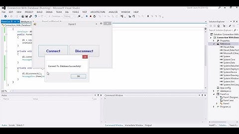 How to connect visual studio 2017 with database (postgresql)