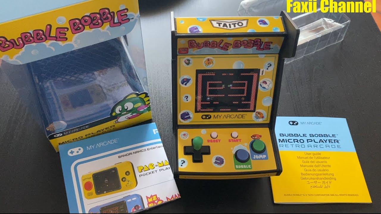 Unboxing: My Arcade Bubble Bobble + Test 🎮🕹️ - YouTube